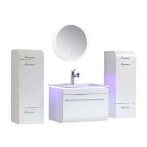 Bathroom Vanity With Side Cabinet WP203