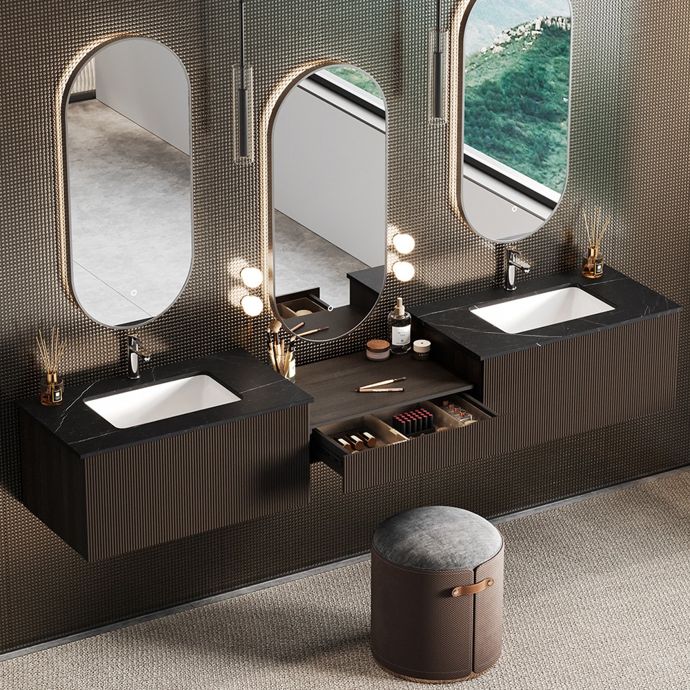 the Menards Bathroom Vanity
