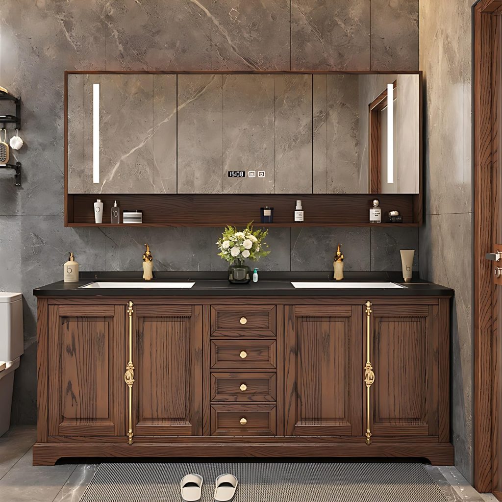 the solid wood bathroom vanities
